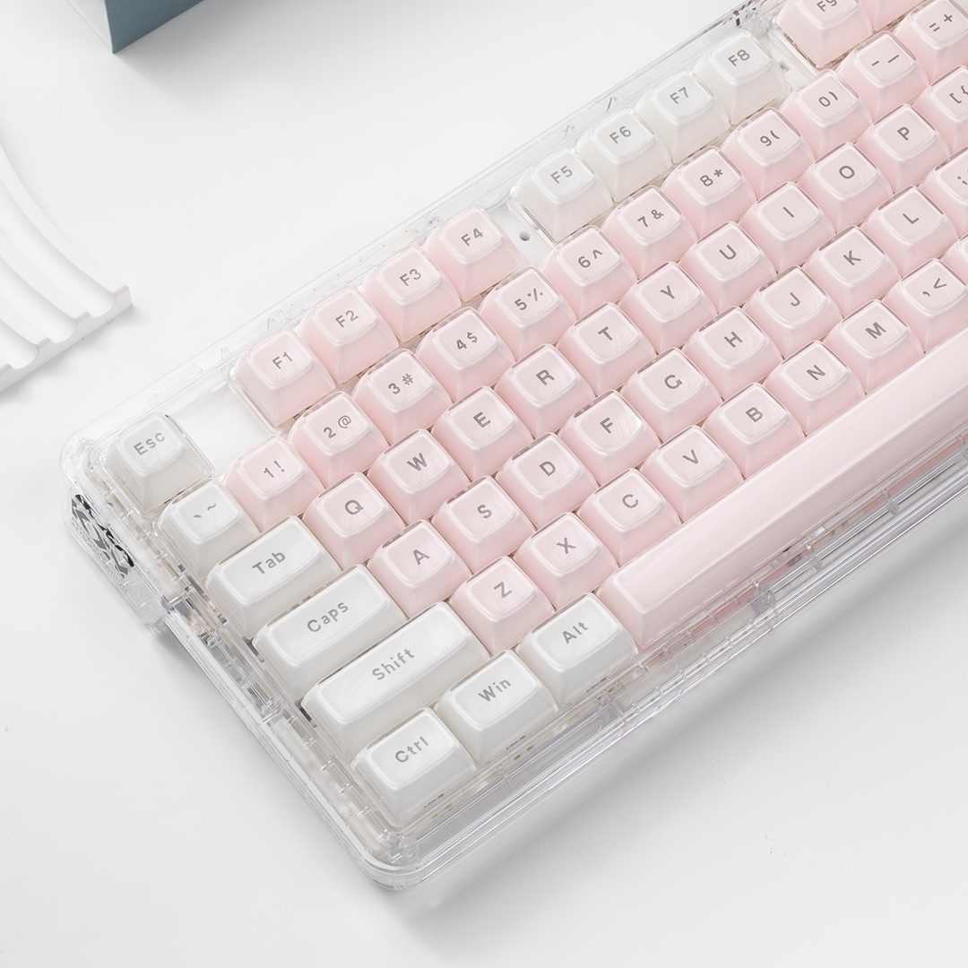 Crystal Transparent Keycaps Pi - Pc Gaming Fullset recension och pris