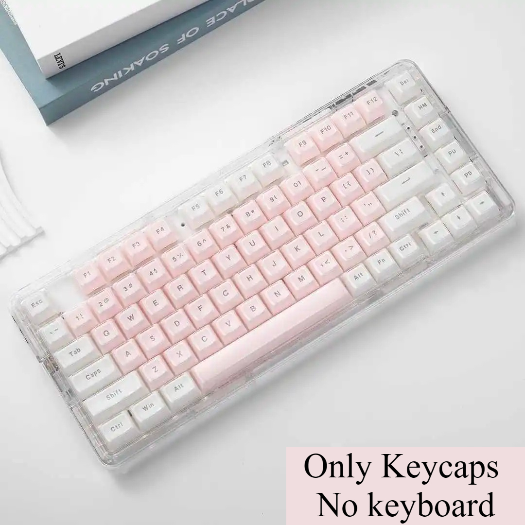 Crystal Transparent Keycaps Pi - Pc Gaming Fullset recension och pris