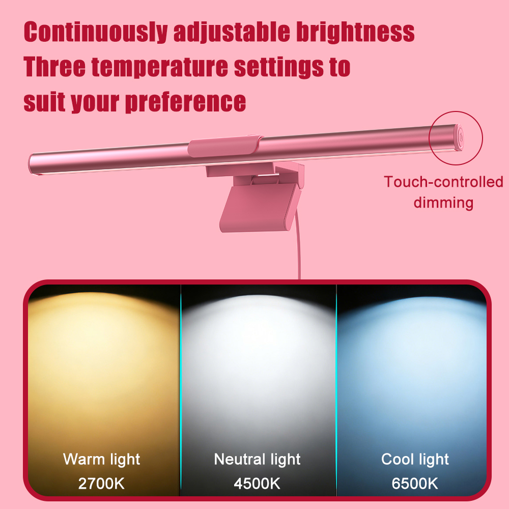 RGBIC Wifi Setup Light Bar Mon - Pc Gaming Pink recension och pris