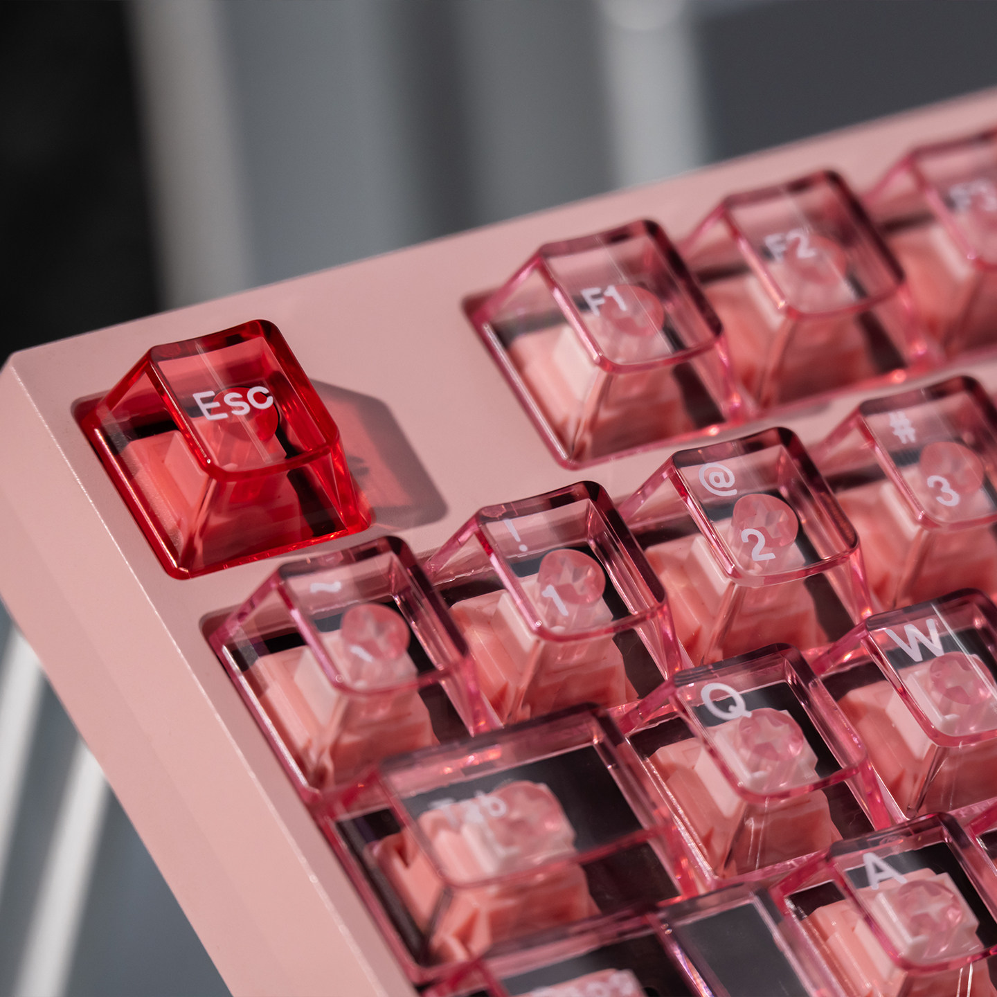 Pink Crystal Transparent Cherr - Pc Gaming Pink recension och pris