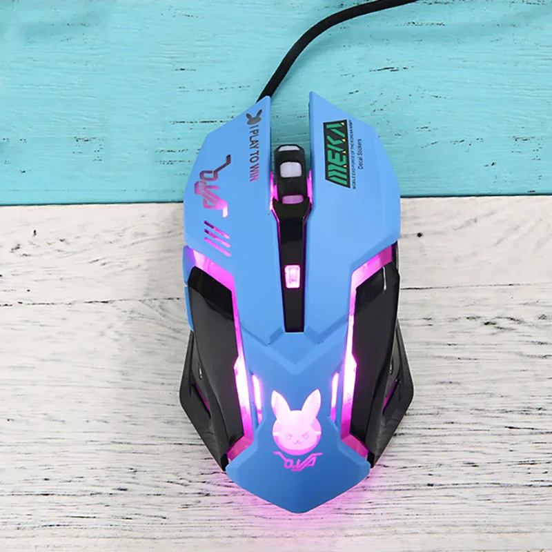 OW 6 Buttons Breathing LED Bac - Pc Gaming Pink recension och pris