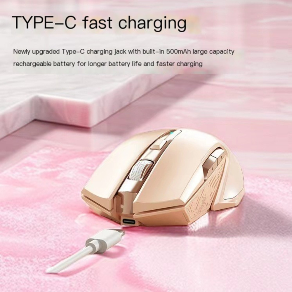 2024 New 2.4G Wireless Mouse T - Pc Gaming Pink recension och pris