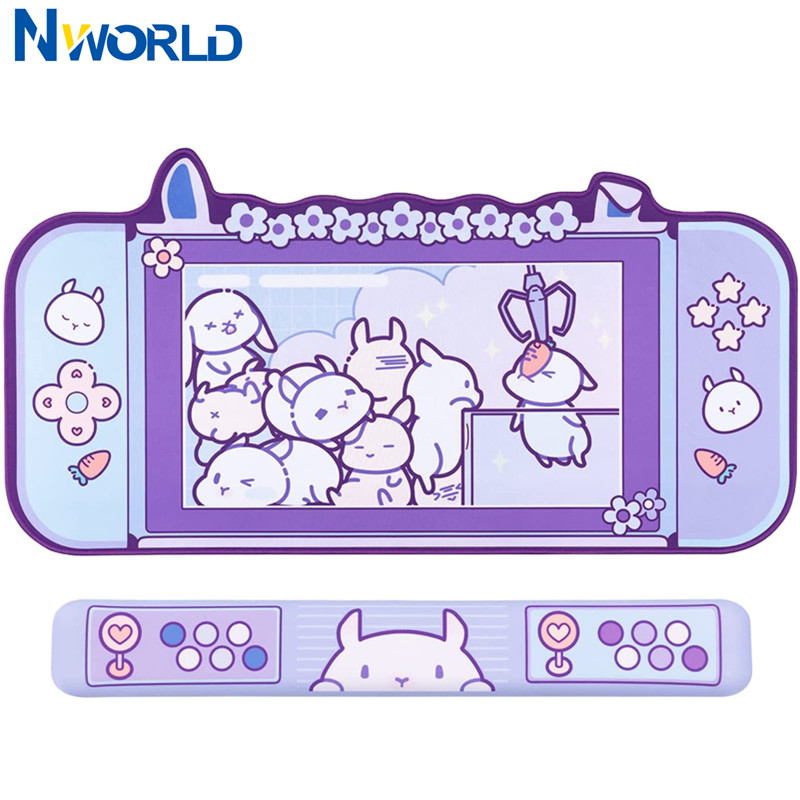 Large Kawaii Gaming Mouse Pad  - Pc Gaming Pink recension och pris